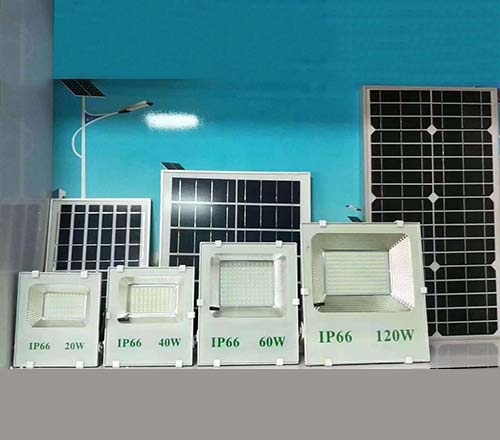 IP66 20W-120W太阳能一体化投光灯