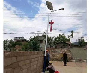 农村太阳能路灯安装